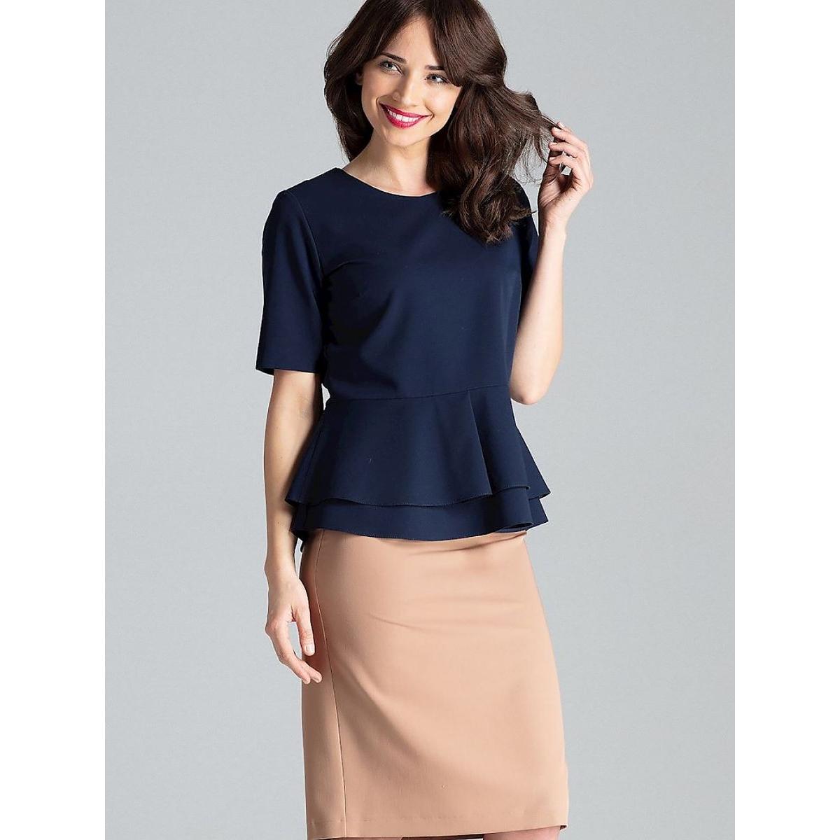 Lenitif, Bluse, Bluse, Blau, (XL)