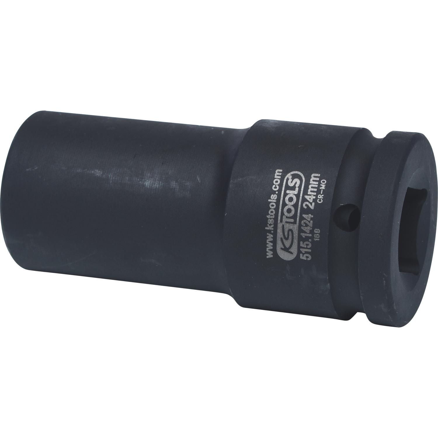Thumbnail - KS Tools, Steckschlüssel + Stecknuss, 3/4" Sechskant-Kraft-Stecknuss lang (24 mm)