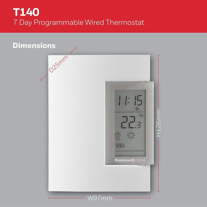 Actual product image Honeywell Programmierbarer Thermostat
