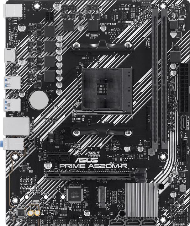 Immagine prodotto ASUS PRIME A520M-R (AM4, AMD A520, mATX)