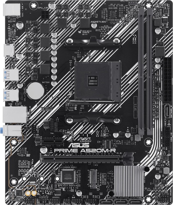 Actual product image ASUS PRIME A520M-R (AM4, AMD A520, mATX)