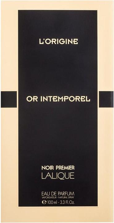 Actual product image Lalique Noir Premier - Or Intemporel (Eau de parfum, 100 ml)
