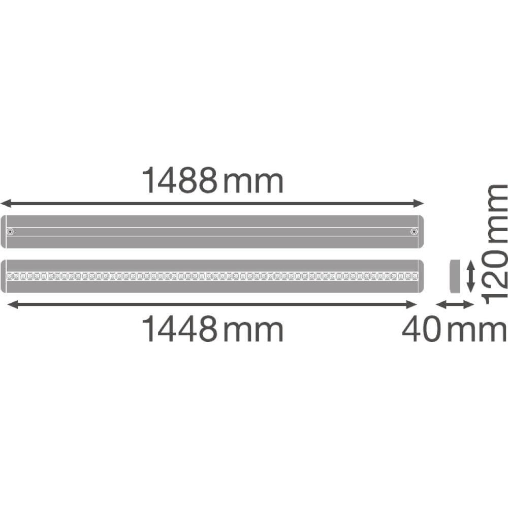 Thumbnail - Ledvance, Wandleuchte + Deckenleuchte, LN INDV D 1500 48W/3 (5300 lm)