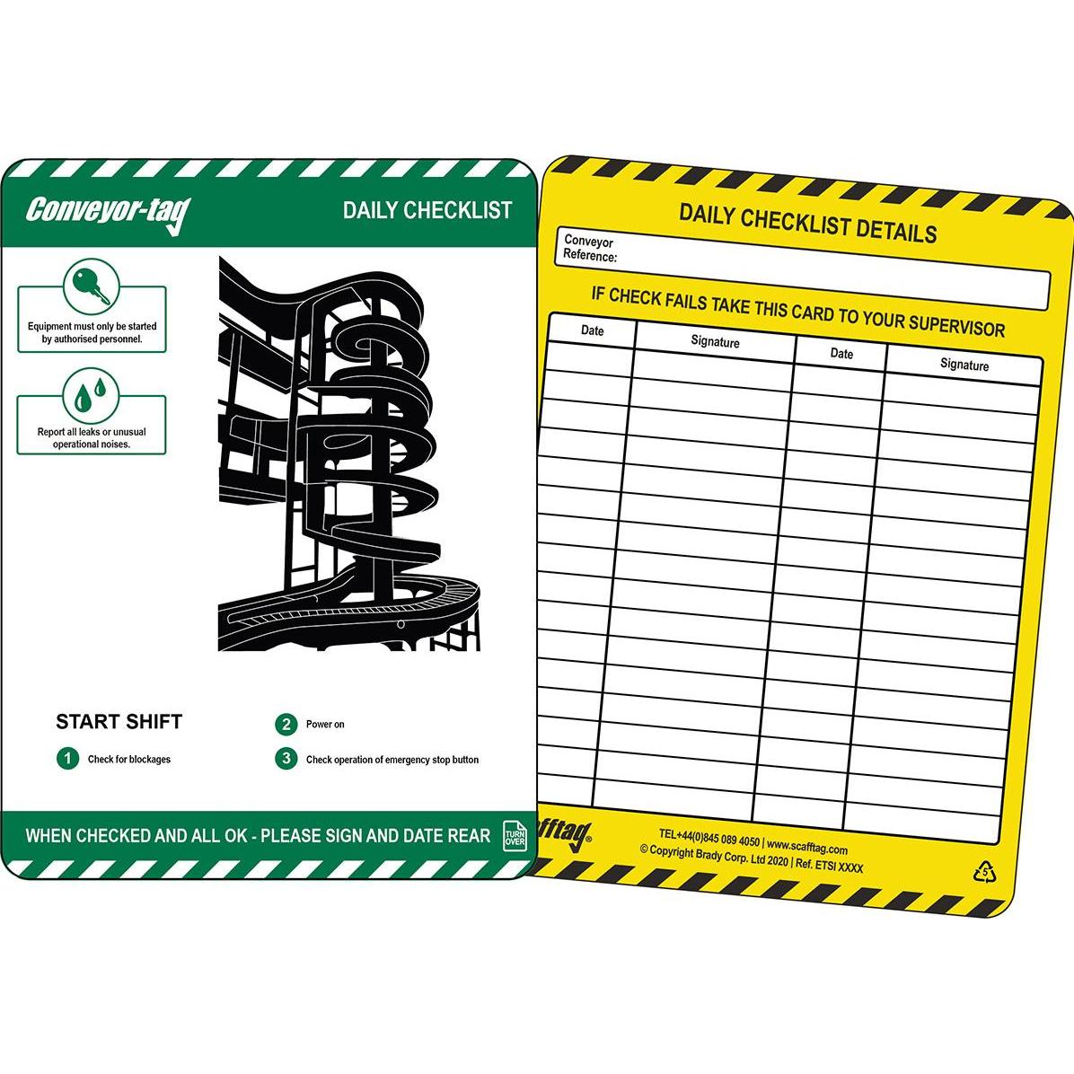 Brady ConveyorTag Insert (ETSI-GB-CONV)