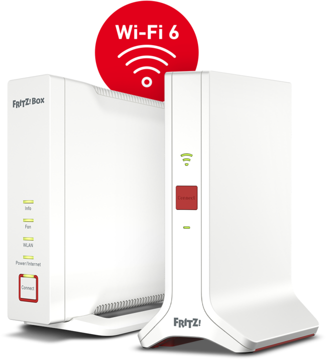 Immagine prodotto AVM Pacchetto FRITZ!Box 4060 + Repeater 3000 AX Mesh