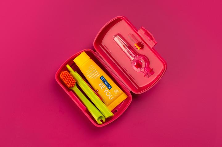 Produktbild Curaprox Travel Set Rot