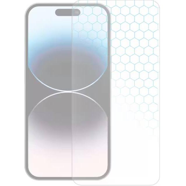 prio Displayschutzglas (1 Stück, Apple iPhone 15 Pro, Apple iPhone 15), Smartphone Schutzfolie, Transparent