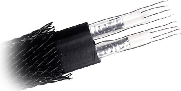 Actual product image Silverstone SATA III cable 50cm - sleeved