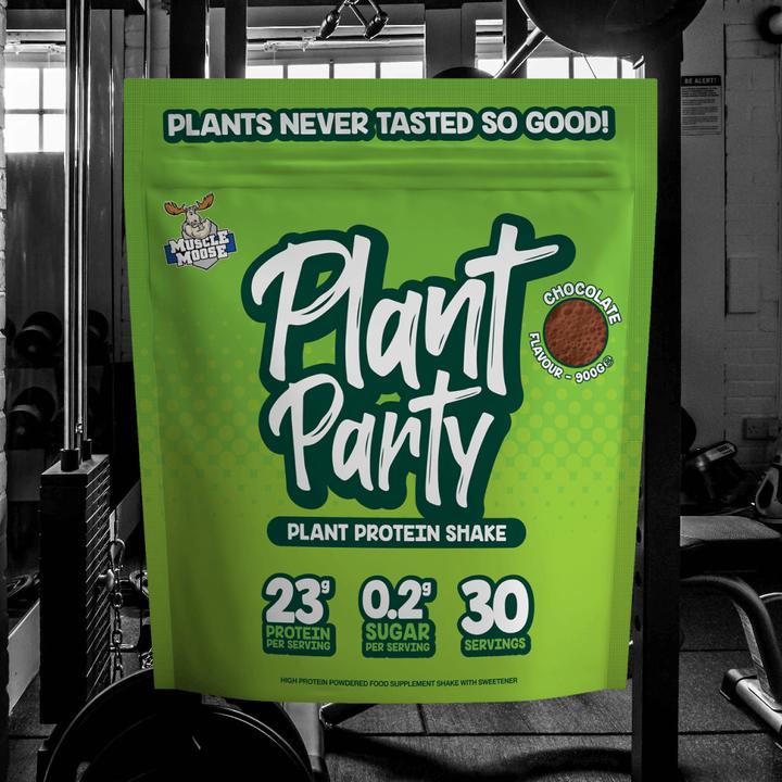 Actual product image Muscle Moose Plant Party Protein (Chocolate, 1 pcs., 900 g)