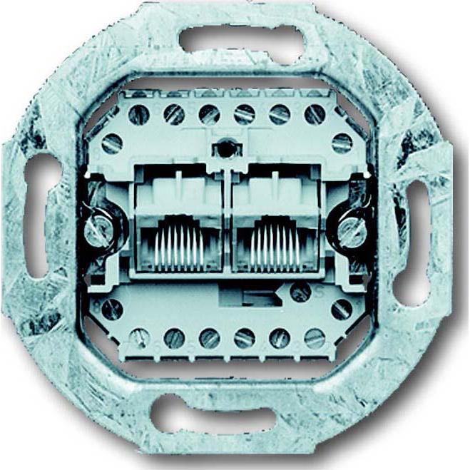 Busch-Jaeger BJ UP Anschlussdose UAE 0215 8 8 polig - Zubehör Netzwerk, Telefon Zubehör
