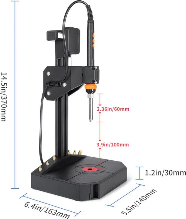 Image du produit Purecrea Gewindeeinsatz Presse Kit mit Lötkolben und Zubehör