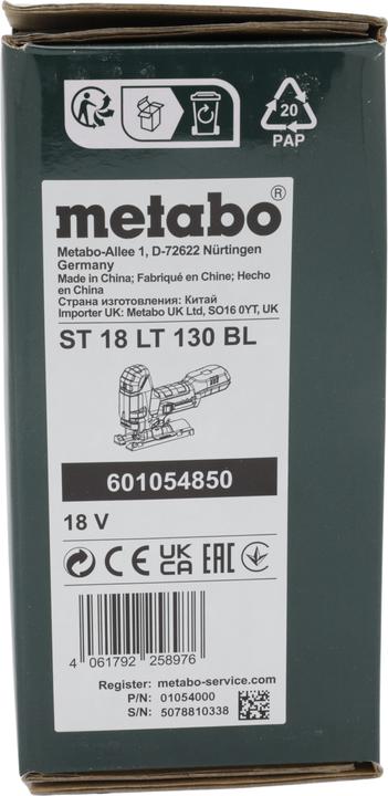 Immagine prodotto Metabo ST 18 LT 130 BL