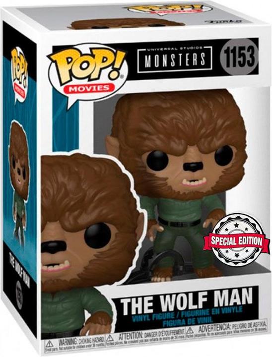 Produktbild Funko Pop! Universal Monster : The Wolfman (1153) EXM