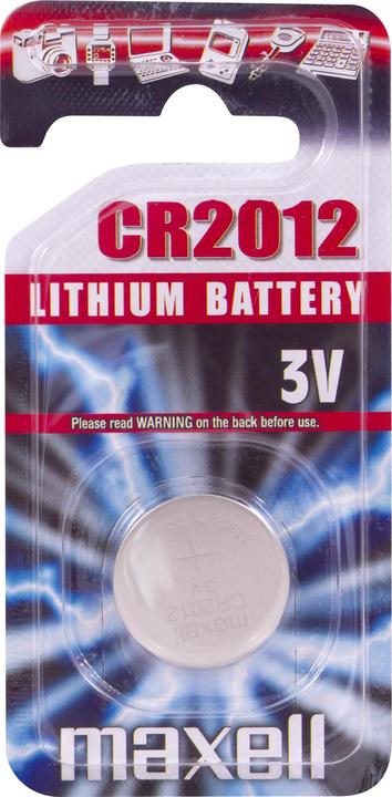 Image du produit Maxell Pile bouton CR2012 1 pièce (1 pcs, CR2012, 50 mAh)