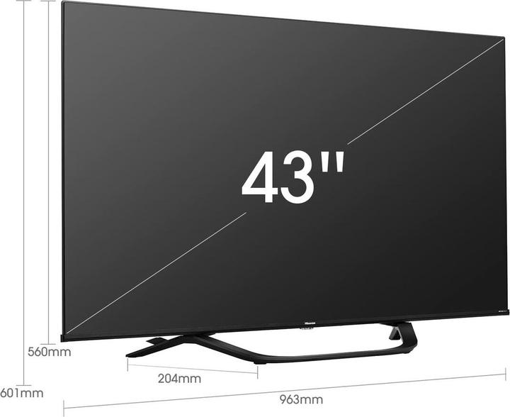 Image du produit Hisense 43A63H (43", LED, DHU, 2022)