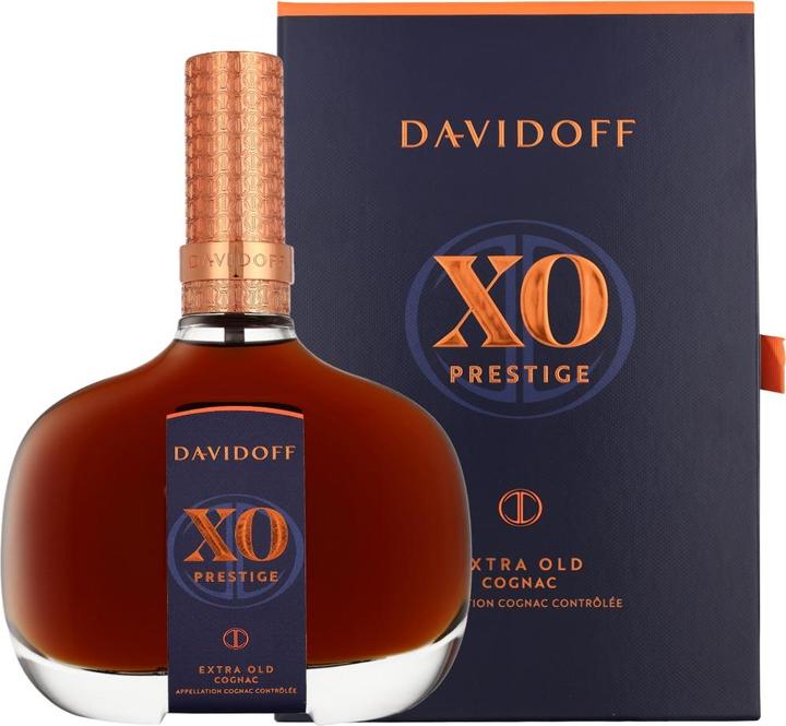 Actual product image Davidoff XO Prestige Extra Old Cognac 40% Vol. 0,7l in gift box