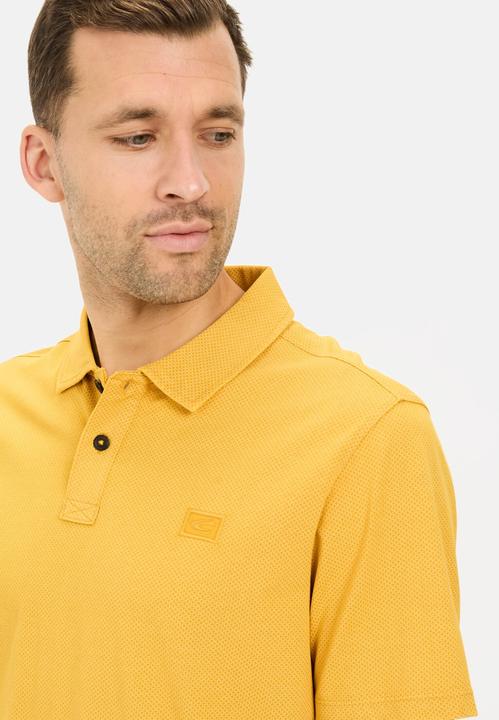 Image du produit Camel Active Kurzarm Poloshirt aus reiner Baumwolle (L)