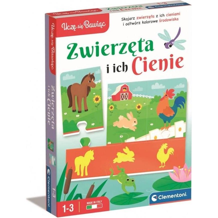 Clementoni Multicolore Puzzle Degli Animali E Delle Loro Ombre