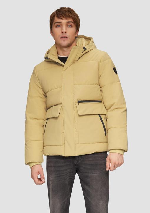 Actual product image S.Oliver Outdoor-Jacke Gesteppte Winterjacke mit Kapuze und Innenkragen (XL)