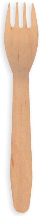 Actual product image Papstar Wood forks pure (100x)