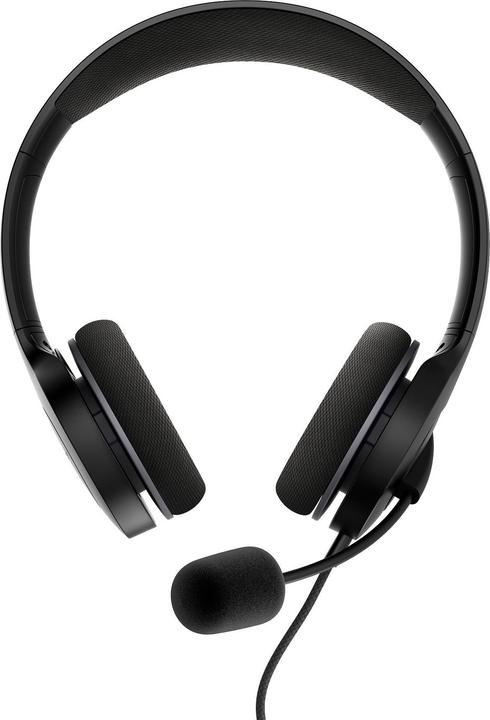 Produktbild Energy Sistem Headset Office 3 Black (USB and 3.5 mm plug, volume and mute control, retractable boom mic) (Kabelgebunden, USB-A)