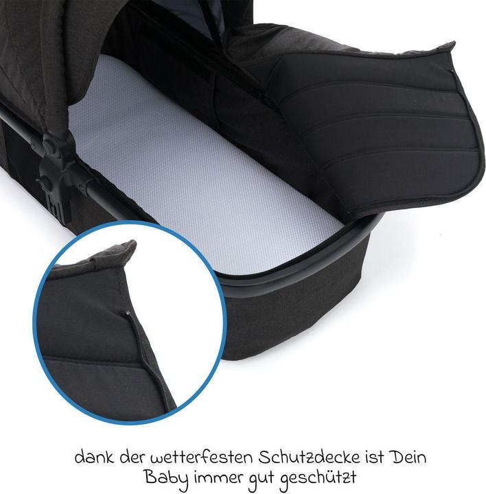 Produktbild Fillikid Kinderwagen 3 in 1 4-1 Kombi-Kinderwagen-Set Fill Jaguar mit (0 Monate - 4 Jahre)