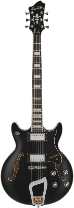 Actual product image Hagstrom Electric Guitar, Alvar, Black (Electric guitar)