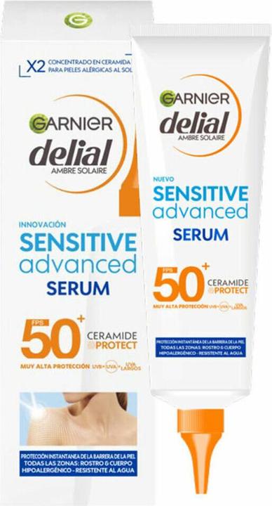 Immagine prodotto Garnier Siero corpo SENSITIVE ADVANCED SPF50 125ml (Crema solare, SPF 50, 125 ml)