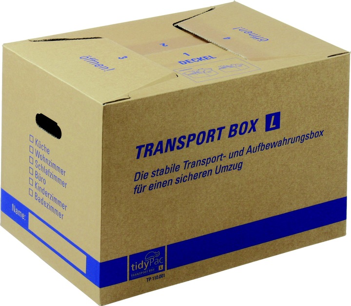 Produktbild Colompac Transportkasse TidyPac, 500 x 350 x 355 mm (1 Stück)
