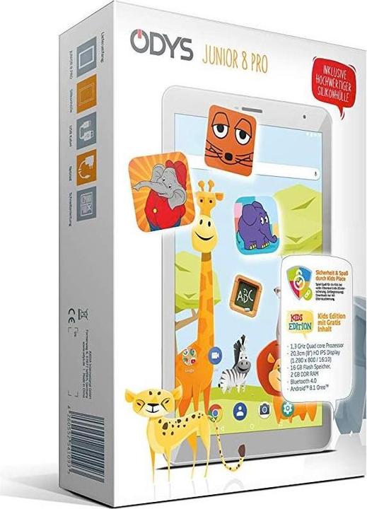 Produktbild Odys Junior 8 Pro (8", 16 GB, Yellow, Red)