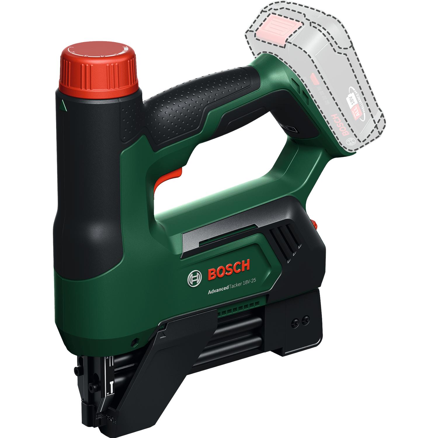 Bosch Home & Garden Groen Tacker + Spijkerpistool, Advancedtacker 18V-25