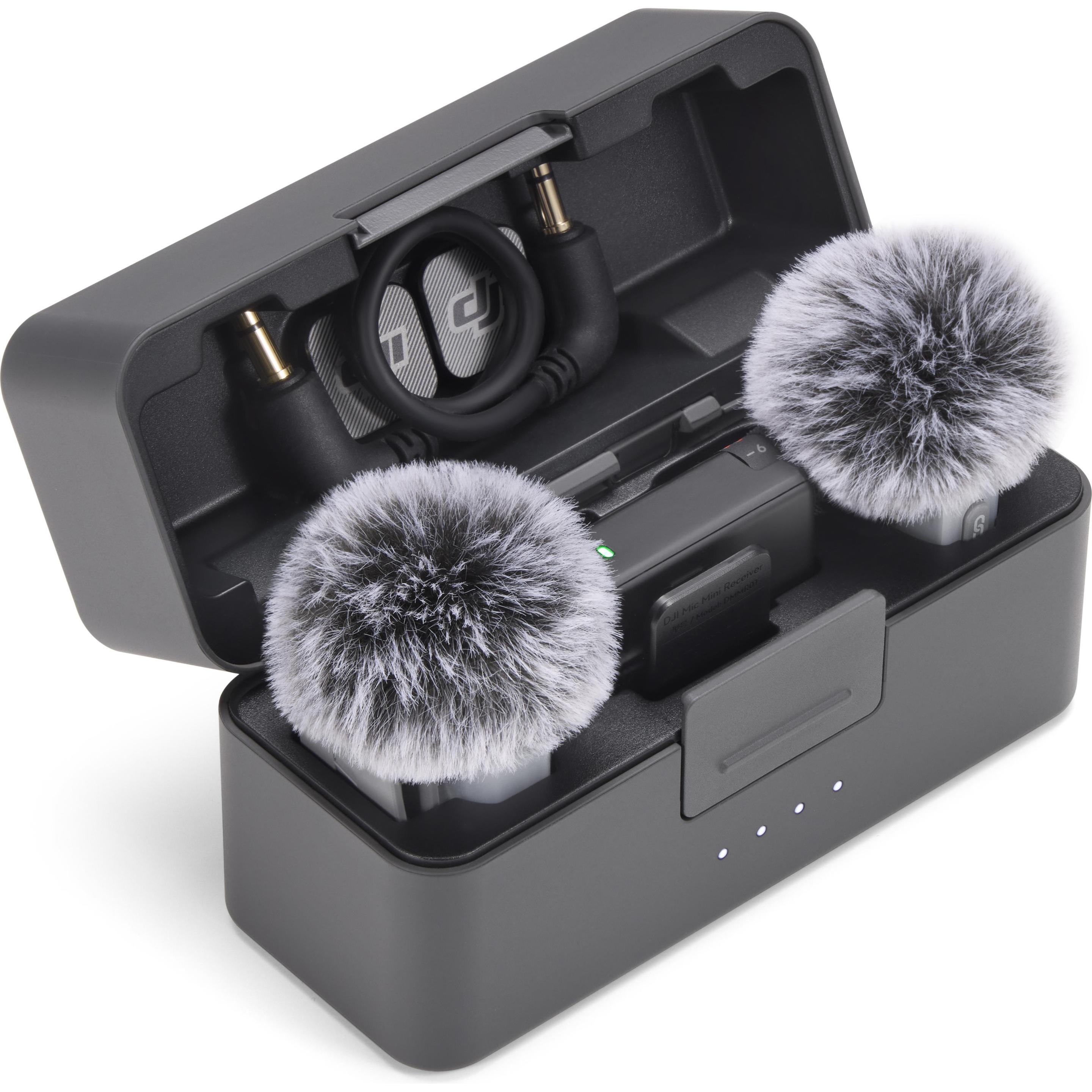 DJI Mic Mini 2 (2 TX + 1 RX + Custodia di ricarica), Microfono