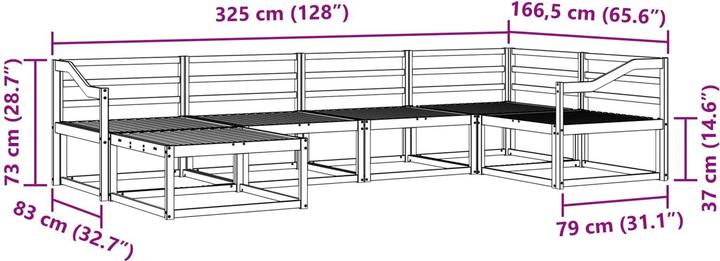 Produktbild vidaXL Outdoor-Sofa