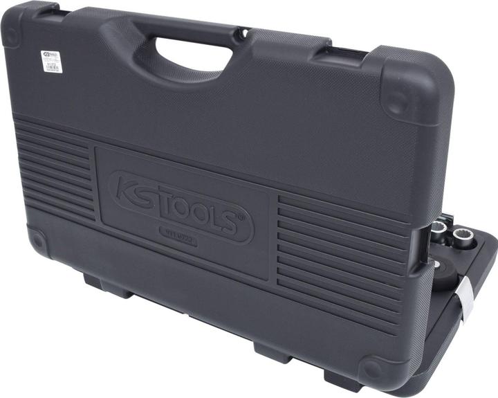 Actual product image KS Tools 1/4" socket set, 21 parts, external hexagonal, satin chrome plated (50 mm, 36 mm, 20 mm, 19 mm, 27 mm, 41 mm, 25 mm, 45 mm, 46 mm, 21 mm, 37 mm, 33 mm, 29 mm, 47 mm, 34 mm, 30 mm, 23 mm, 43 mm, 26 mm, 22 mm, 40 mm, 28 mm, 42 mm, 48 mm, 38 mm, 39 mm, 32 mm, 44 mm, 35 mm, 24 mm, 31 mm, 49 mm)