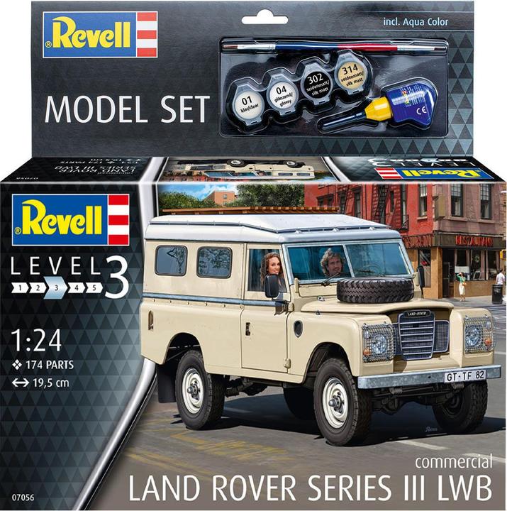 Actual product image Revell Model Set Land Rover Series III LWB (commercial)