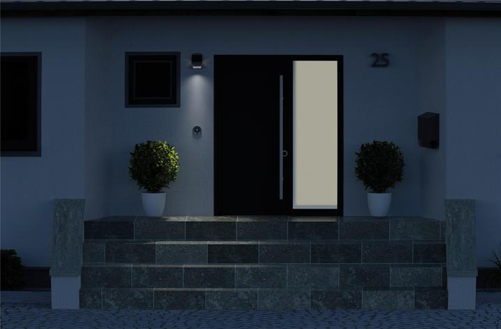 Produktbild Goobay LED Solar-Wandleuchte (400 lm, IP65)