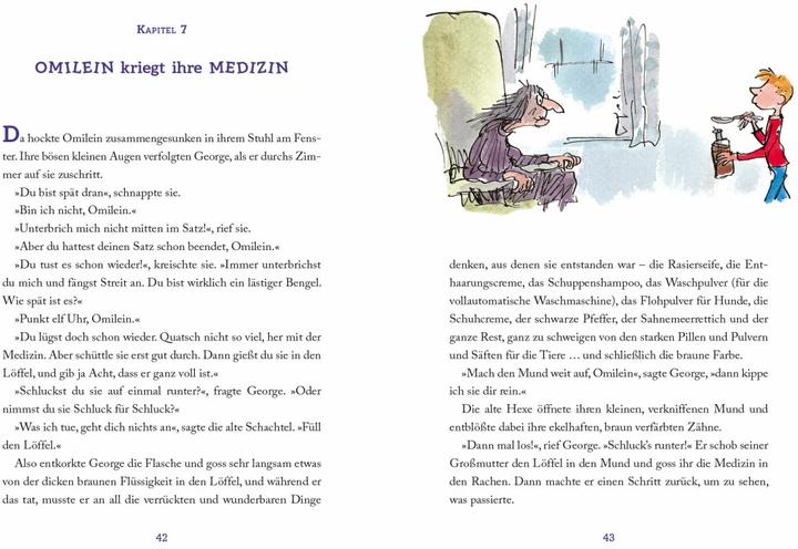 Immagine prodotto George und das Wundermittel (Tedesco, Dahl roaldo, Sabine Ludwig, Quentin Blake, Emma Ludwig, 2023)