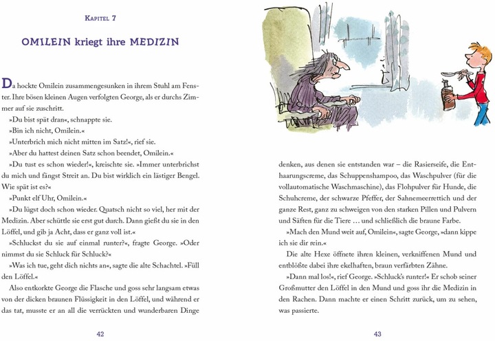 Produktbild George und das Wundermittel (Deutsch, Roald Dahl, Sabine Ludwig, Quentin Blake, Emma Ludwig, 2023)
