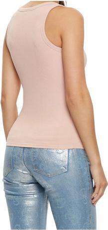 Actual product image Guess Colette Damen Rippen-Tanktop Rosa (S)
