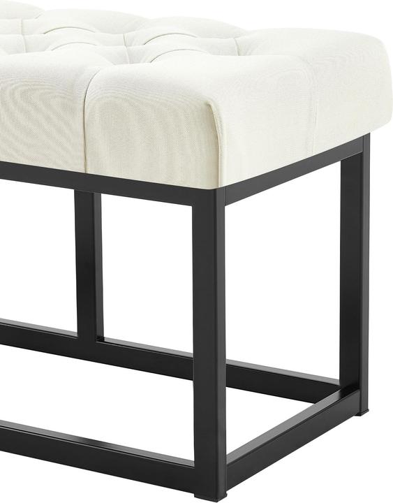 Actual product image Swisshandel24 Bench Amun fabric B150, cream (150 cm)