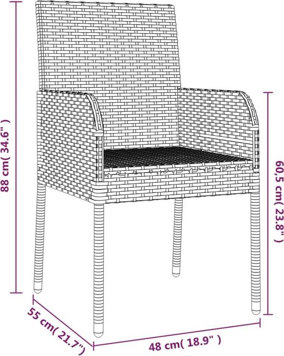 Actual product image vidaXL Rosalia (160 x 80 x 74 cm)