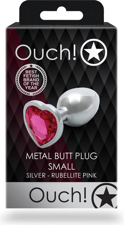 Immagine prodotto Ouch! Butt Plug con gemma a cuore - Piccolo