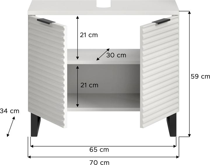Produktbild Xonox Home Riff (70 x 34 x 59 cm)