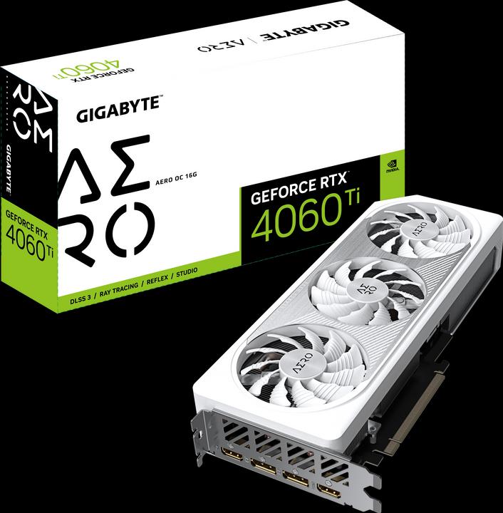 Image du produit Gigabyte RTX 4060 TI 16GB AERO OC (16 Go)