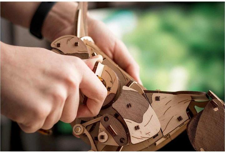 Actual product image Eco Wood Art Puppy - 3D wooden construction kit