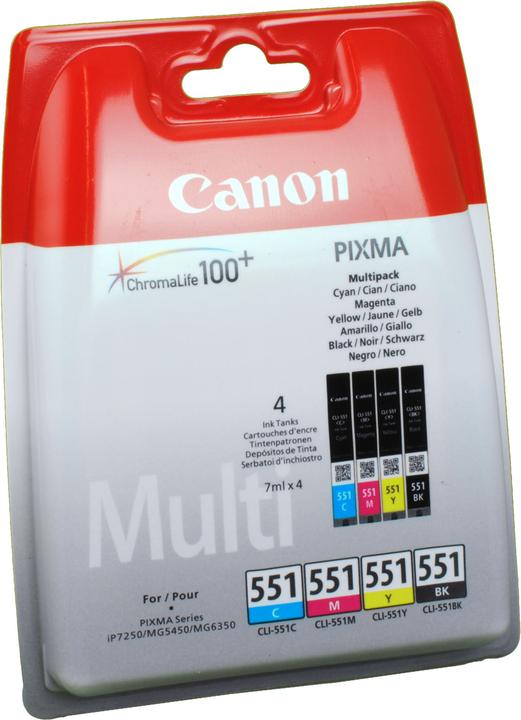 Image du produit Canon CLI-551 (M, C, Y, CF)