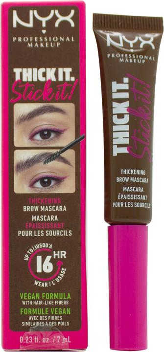 Actual product image NYX Professional Make-Up Thick it. Stick it! Brow Mascara Brunette (Brunette)