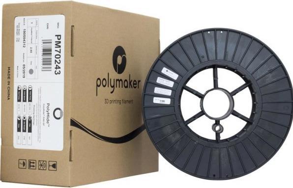 Actual product image Polymaker PolyMide PA6-GF - Grey - 2.85mm (Nylon, Carbon, 2.85 mm, 2000 g, Grey)