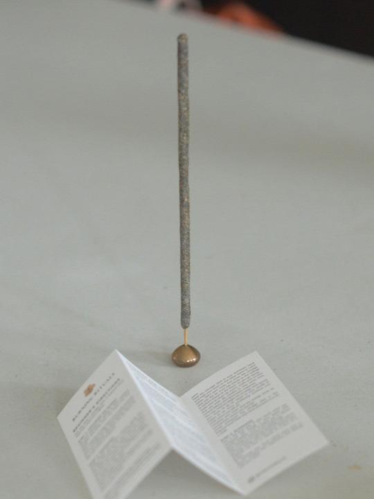 Actual product image Cedar and Myrrh Incense sticks hand-rolled Black Copal