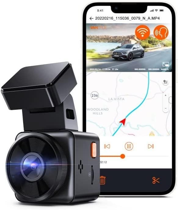 Produktbild Vantrue E1 Lite Videorekorder (Eingebautes Mikrofon, Eingebautes Display, WLAN, Beschleunigungssensor, GPS-Empfänger, Full HD)
